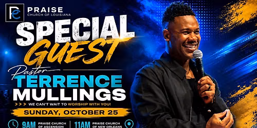 Pastor Terrence Mullings at Praise Church of New Orleans