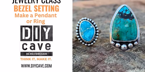 Jewelry Bezel Setting Workshop - Make a Pendant or Ring 