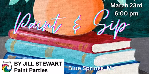 Books and Blooms Paint Party 2