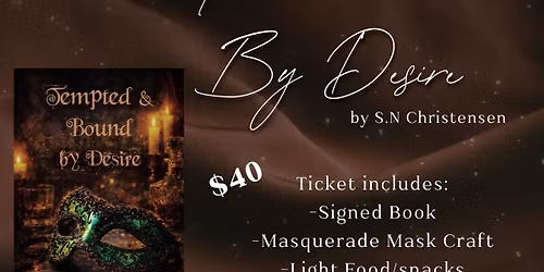 Book Launch with Local Author S.N Christensen 