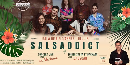 Concert et gala de fin d'ann\u00e9e Salsaddict