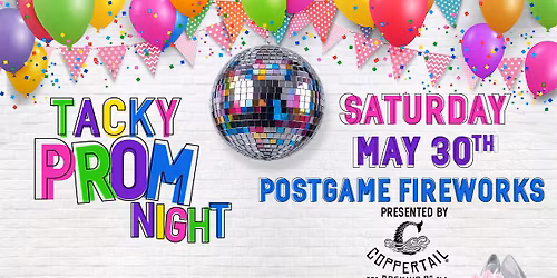 Tacky Prom Night + Fireworks at Clearwater Threshers