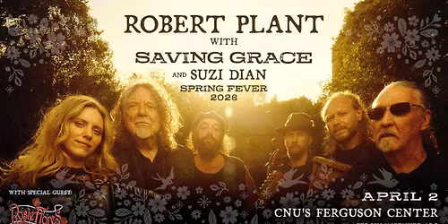 Robert Plant With Saving Grace and Suzi Dian Spring Fever 2026 Tour