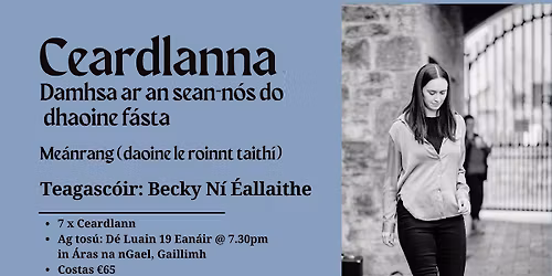 Ceardlanna Damhsa ar an Sean N\u00f3s: Me\u00e1nrang\/Intermediate