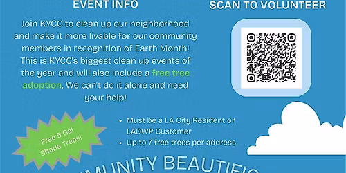 Earth Month Community Beautification Event