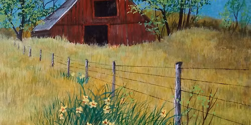 3 Hour Art Class - Barn Landscape