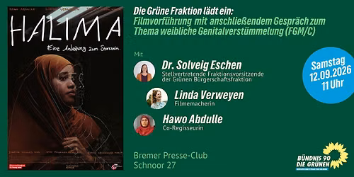 Filmvorf\u00fchrung und Gespr\u00e4ch: 'HALIMA \u2013 Eine Anleitung zum Starksein'