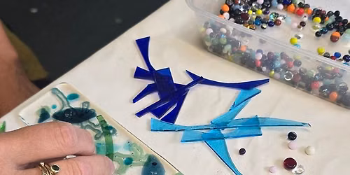 Arc en Verre - Fused Glass Suncatcher hanger for your window.