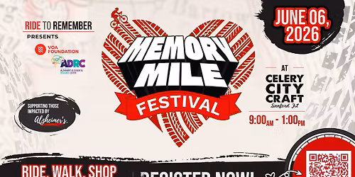 Memory Mile Festival at Celery City Craft | Ride. Walk. Shop. Support the Cause.