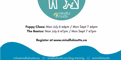 Puppy Class - Sept 7 @6pm