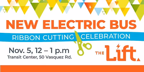 New Electric Bus Ribbon Cutting Celebration