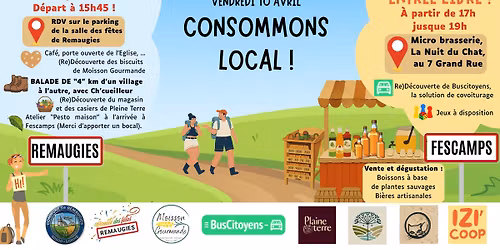 De Remaugies vers Fescamps : Consommons local !