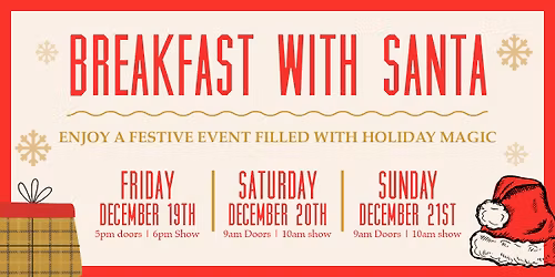 Breakfast Buffet and Santa Show at Tattersall