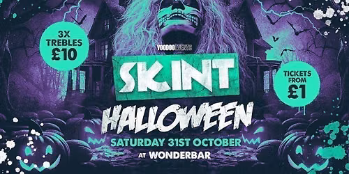 SKINT HALLOWEEN | WONDERBAR | 3 Trebles = \u00a310!! \ud83c\udf83