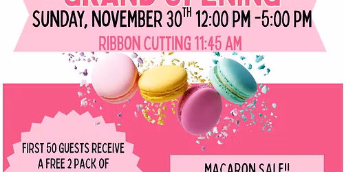 The Sweet Escape Macaron Grand Opening! 