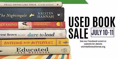 July 11 Used Book Sale