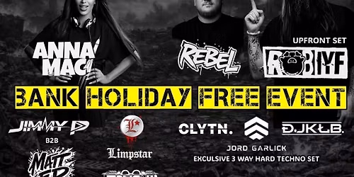 TWISTED DESTINY Bank Holiday FREE EVENT