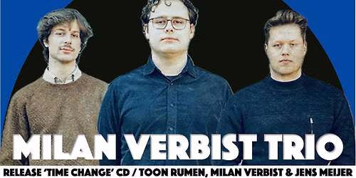 jazz Kopcert Milan Verbist Trio