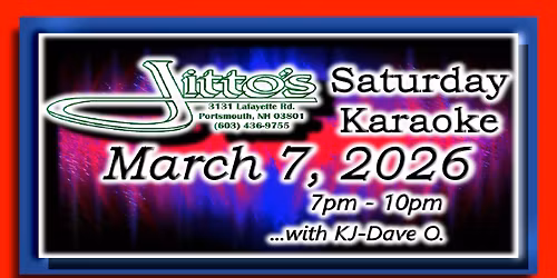 Saturday Night Karaoke at Jitto's