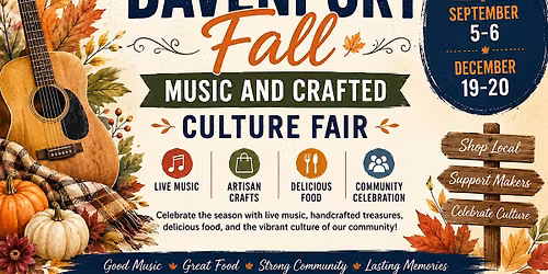 THE FALL MUSIC AND CRAFTED CULTURE FAIR