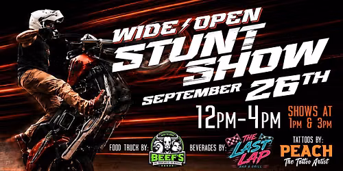 Wide Open Stunts Fall Stunt Show at Madhouse H-D!!