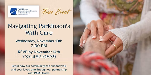 Free Event: Navigating Parkinson\u2019s