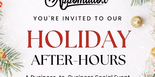 Holiday After-Hours business networking event