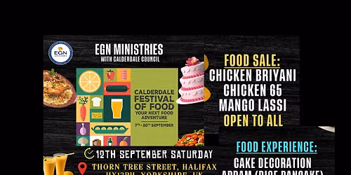 Calderdale Festival Of Food 2026 - EGN