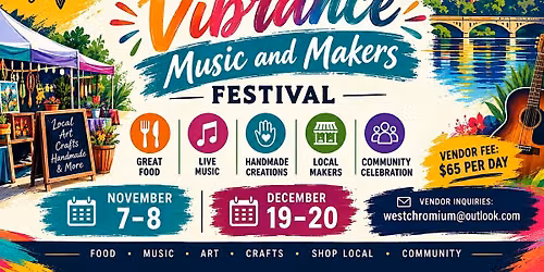 THE IOWA CITY VIBRANCE, MUSIC AND MAKERS FESTIVAL