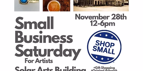 Small Business Saturday For Artists