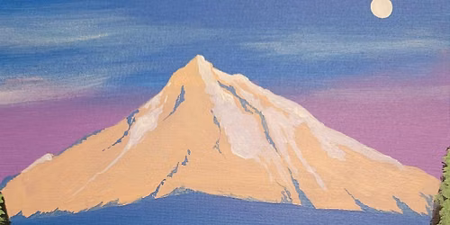 PNW Paint Night & The Pit Stop BBQ and Grill present "Sunset at Mt. Hood"