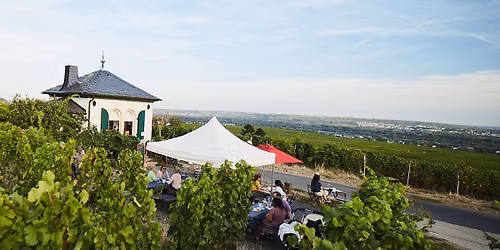 Picknick am REVOLUZZER Gartenhaus