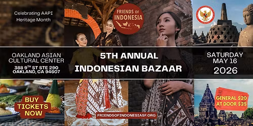 Friends of Indonesia - 5th Annual Indonesian Bazaar
