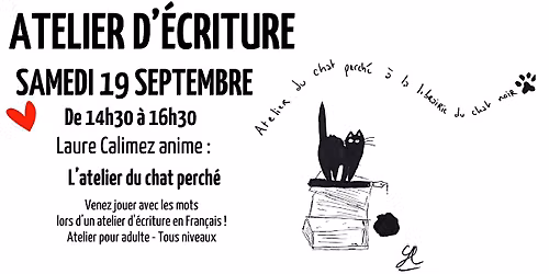 L\u2019atelier du chat perch\u00e9 (septembre)
