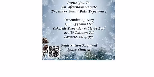 An Afternoon Respite - December Sound Bath
