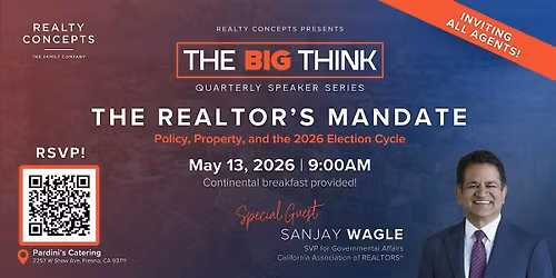 The Big Think - Policy, Property, and the 2026 Election Cycle