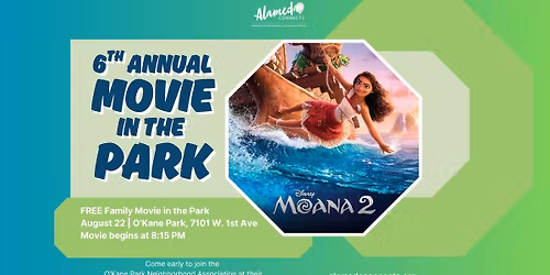 Moana 2 - Movie in O'Kane Park