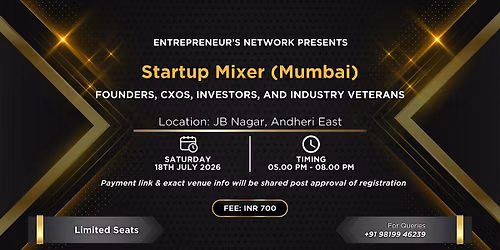 Startup Mixer (Mumbai)