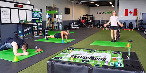 BoardGains Bootcamp: Roll. Move. Sweat.