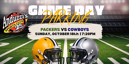 Packers vs. Cowboys Game Day Parking