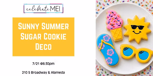 Sunny Summer Sugar Cookie Deco