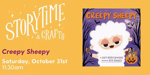 Storytime and Crafts: Creepy Sheepy
