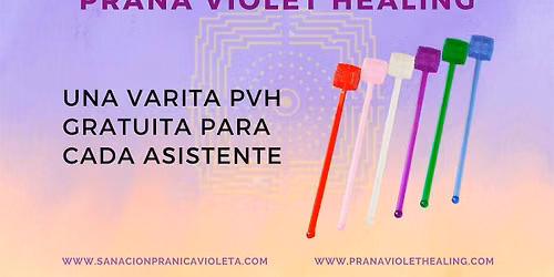 Curso GRATUITO en  BARCELONA de Prana Violet Healing -17 Octubre 2026