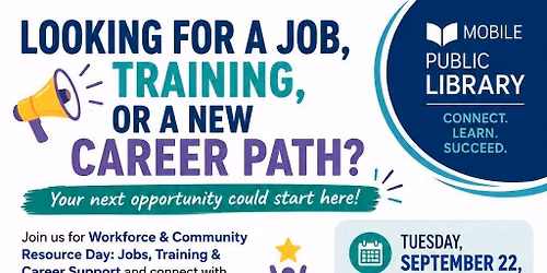 Workforce & Community Resource Day: Jobs, Training & Career Support