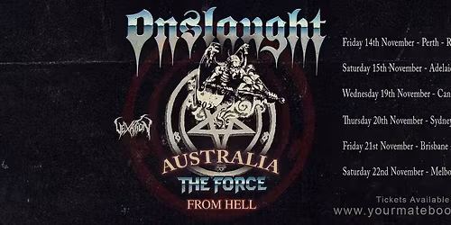 Onslaught (UK) Sydney