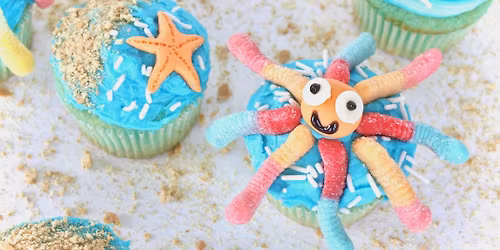Under the Sea Cupcakes Class (Ages 2-8 w\/ Caregiver)