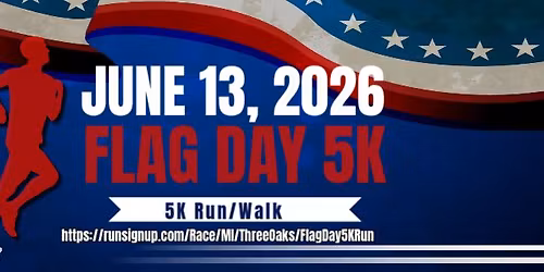 Three Oaks Flag Day 5K 