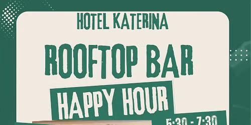 The Swizzle Stix in The Rooftop Bar at Hotel Katerina