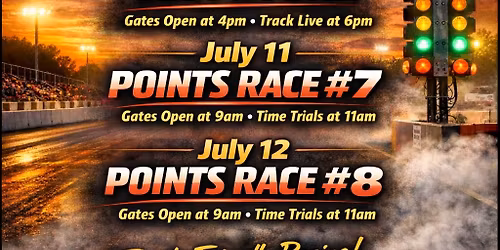 Points race #7 and #8 