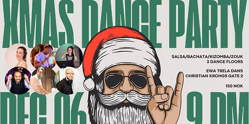 CHRISTMAS DANCE PARTY (salsa\/bachata\/kizomba\/zouk) - Saturday 06.12.2025
